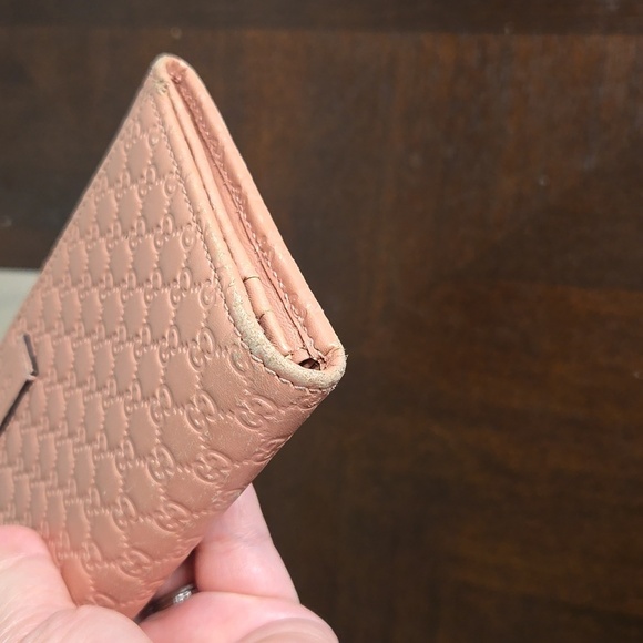 Gucci Wallet Bi-fold mini GG's EUC - Picture 6 of 11